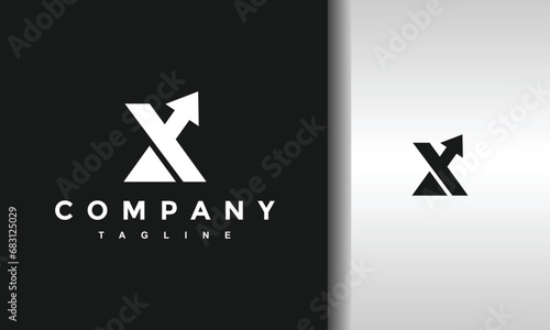 letter X up logo