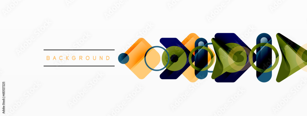 Abstract triangles and square minimal geometric background Abstract triangles and square minimal geometric background