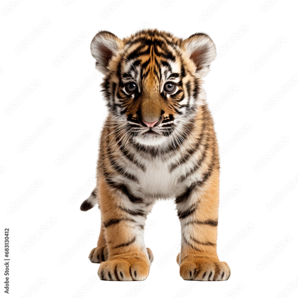 Baby Tiger Isolated