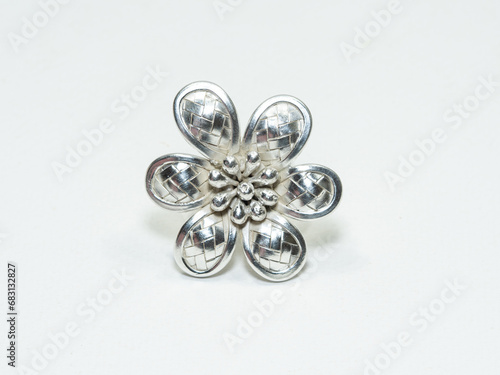 Luxury handmade silver jewelry made by tribal silver smith, Silver accessories in tribal design 