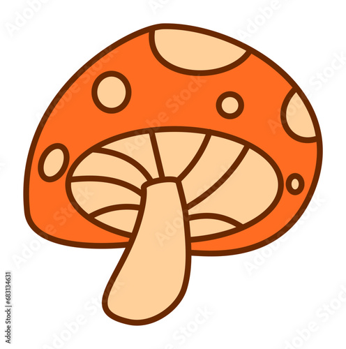 Mushroom Groovy 70s photo