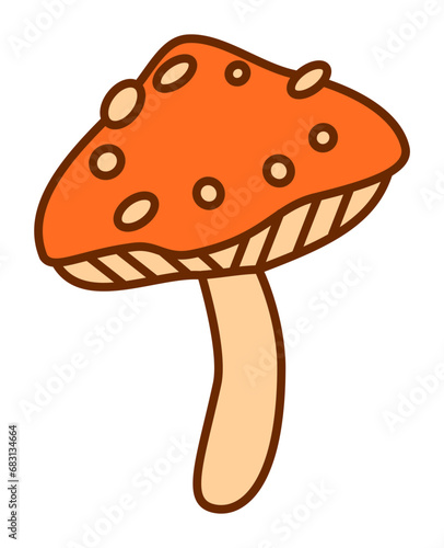 Mushroom Groovy 70s photo