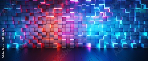 Abstract Led wall background © kashif 2158