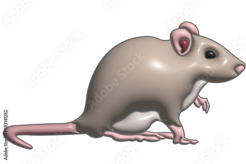 mouse on a white background