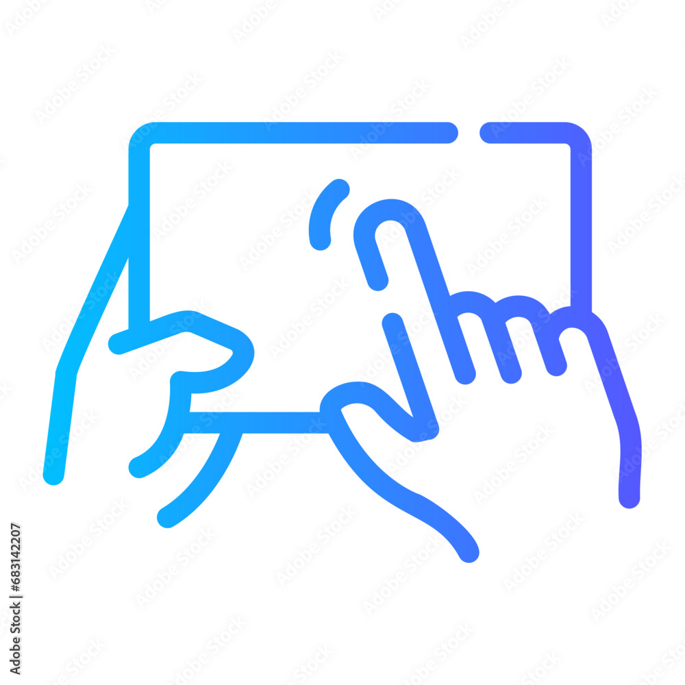 pay per click Line Gradient Icon pay per click Line Gradient Icon