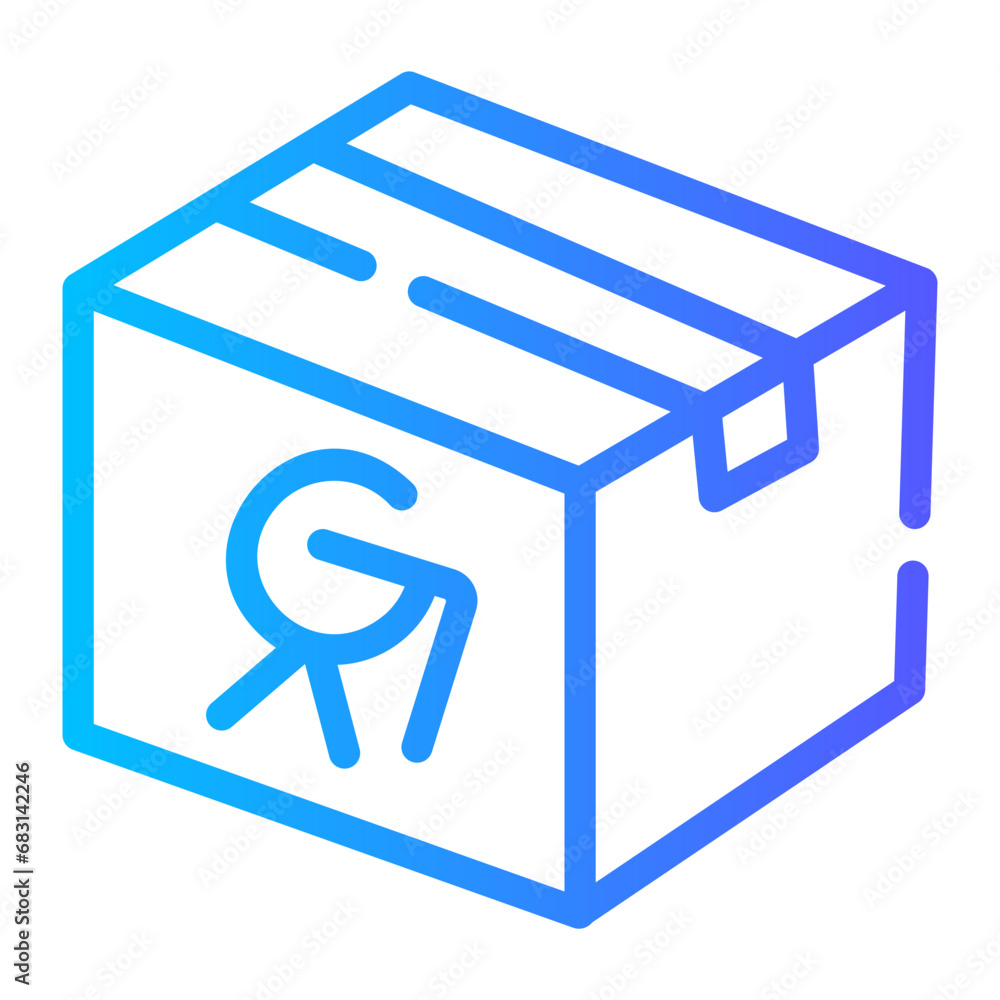 brand identity Line Gradient Icon brand identity Line Gradient Icon