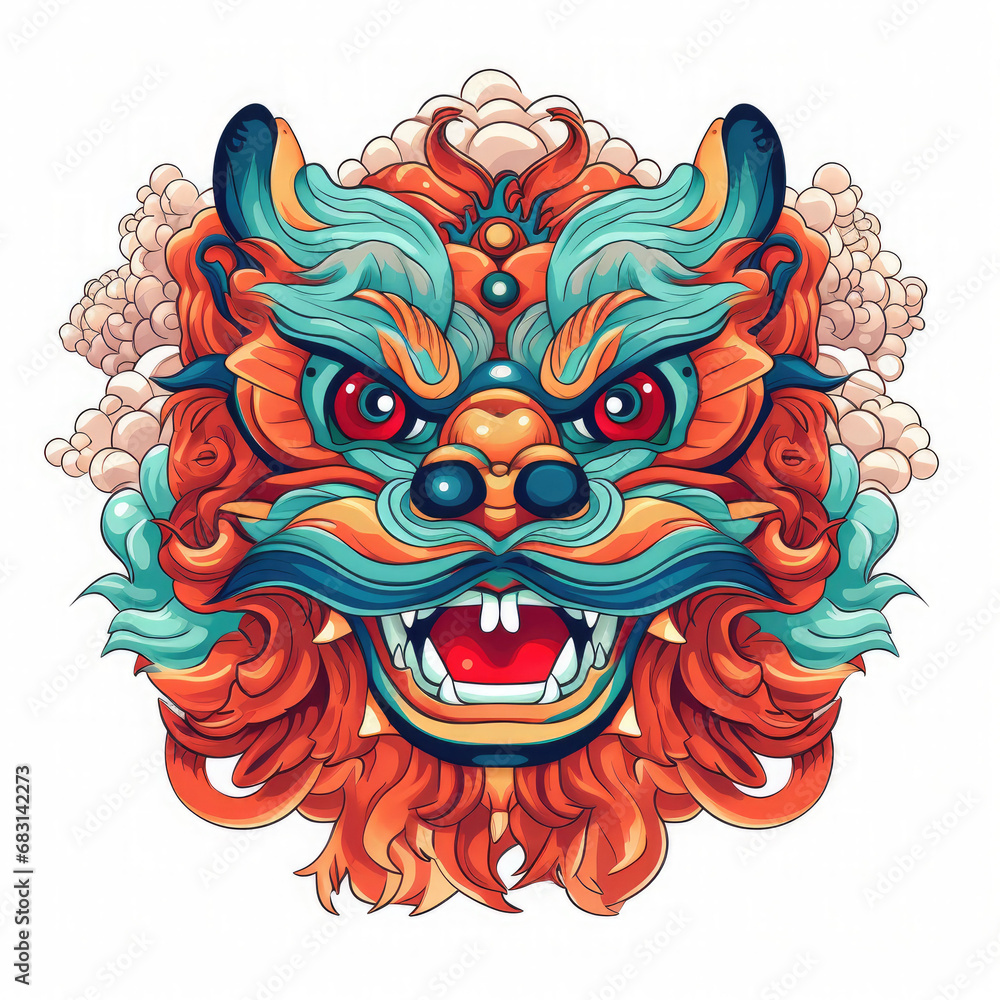 Fototapeta premium Chinese New Year Lion Dance