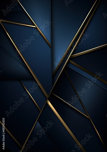 Dark blue luxury premium background abstract template