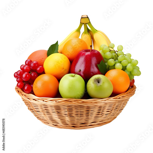 Mixed fruit in a basket