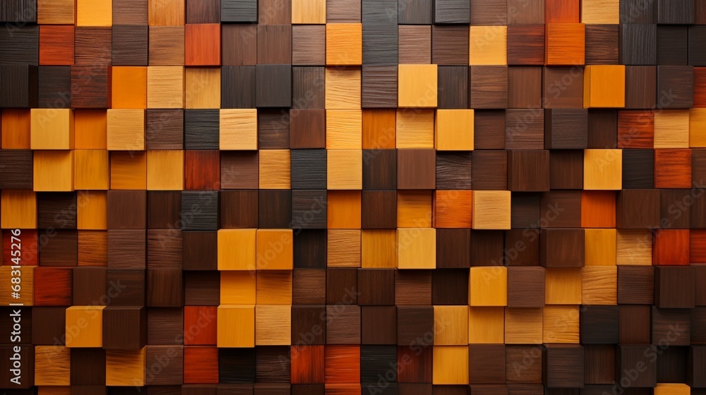 Craft a visually pleasing composition of a wooden panel with earthy, warm colors. Craft a visually pleasing composition of a wooden panel with earthy, warm colors.