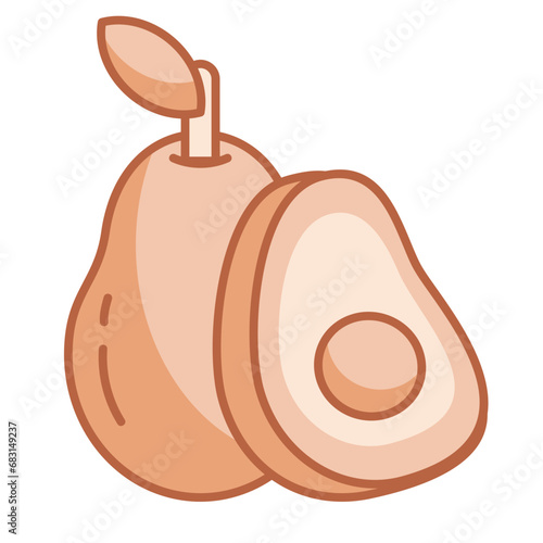 Avocado Icon