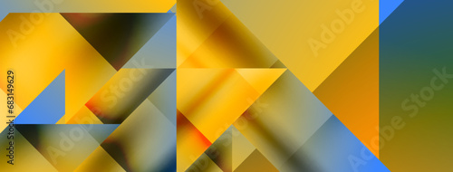 Captivating vector abstraction. Triangles interlock in mesmerizing dance, crafting dynamic geometric backdrop. Fusion of shapes and angles creates artful symphony of modern design