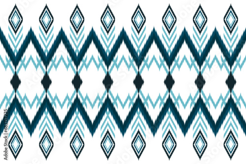 Geometric design fabric pattern, seamless, wallpaper, clothing, carpet, fiber, yarn and shawl. Asian Indian. Abstract background.