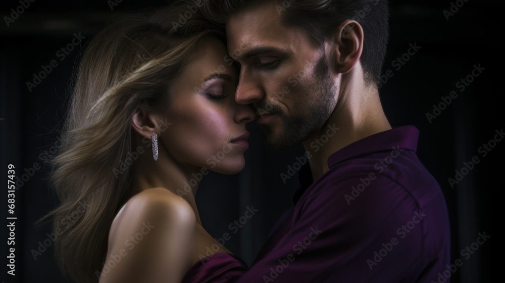 Close-up candid portrait photo of a young couple dancing and romantic moments. Close-up candid portrait photo of a young couple dancing and romantic moments.