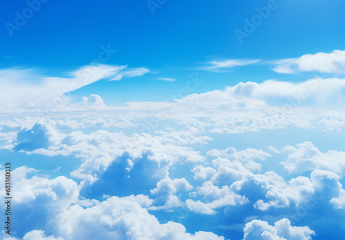 Flying Clouds Background