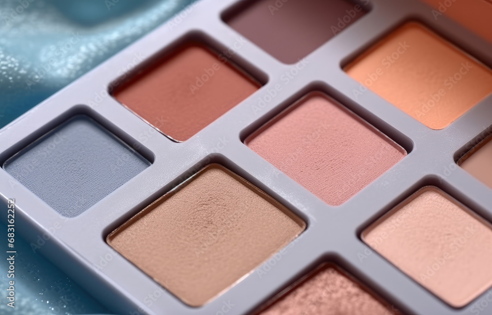 pastel make up palette