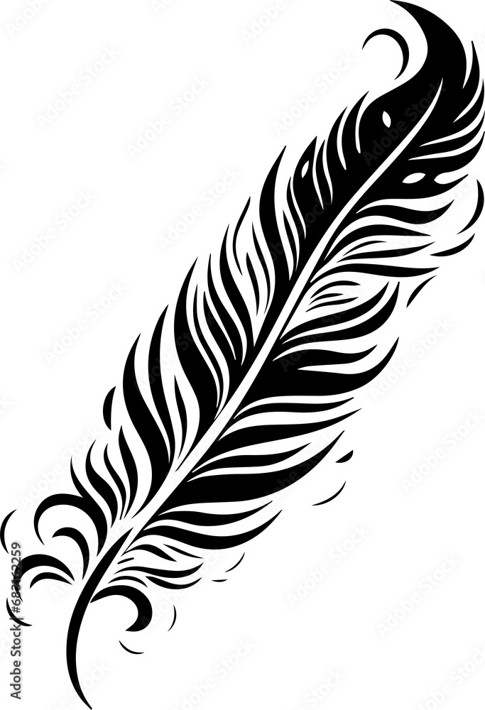 Obraz premium maori feather