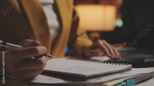 Wallpaper Mural Audit concept,Administrator business man financial inspector and secretary making report calculating balance. Internal Revenue Service checking document. Torontodigital.ca