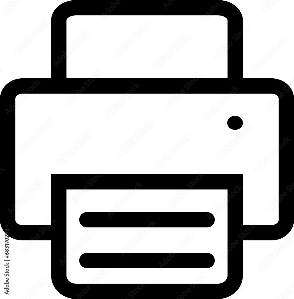 Printer fax icon business office automation for your web site design, logo, app, UI. Vector illustration Printer fax icon business office automation for your web site design, logo, app, UI. Vector illustration