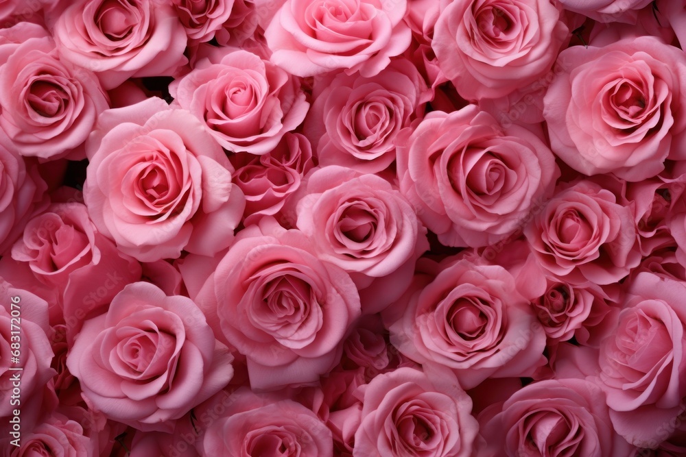 Backdrop of pink floral texture background.