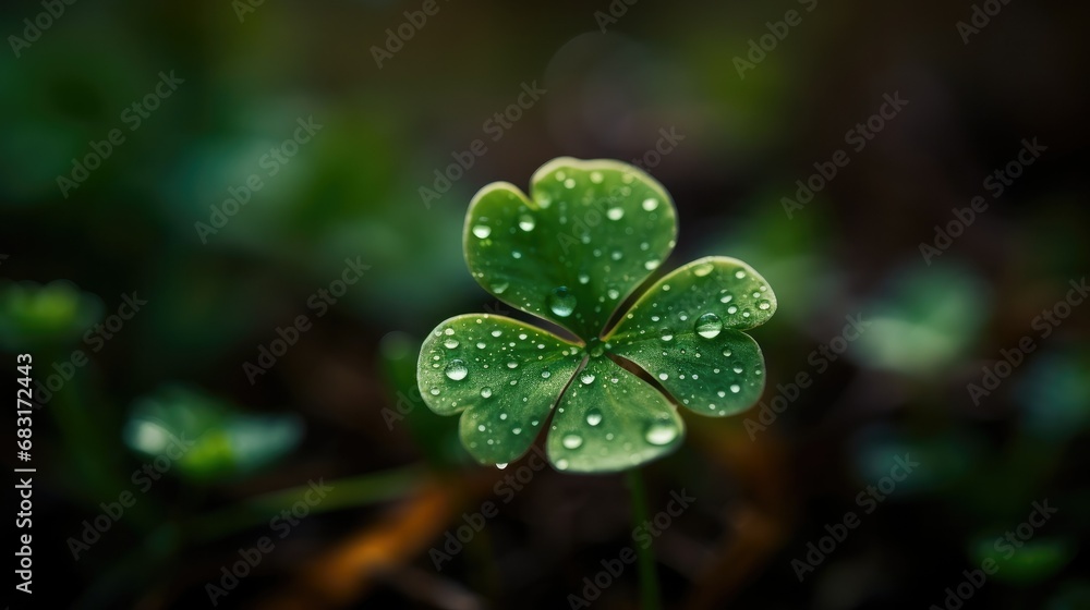 clover in the rain clover in the rain