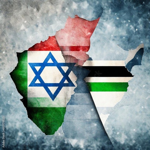 Israel and Palestine war 2023, maps collaboration 