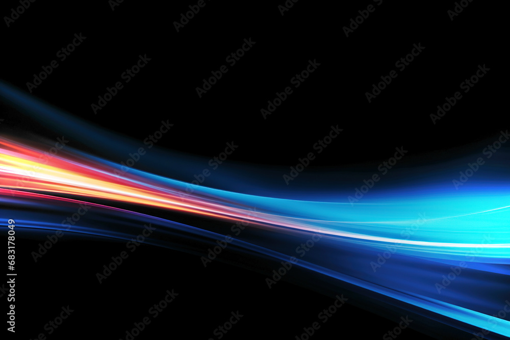 Light effect abstract highspeed light motion effect on black background Light effect abstract highspeed light motion effect on black background