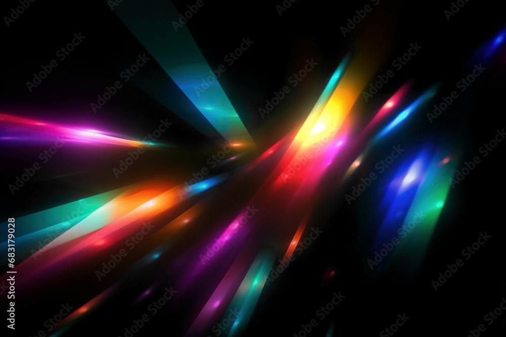 Blur colorful warm light on black background Light effect Blur colorful warm light on black background Light effect