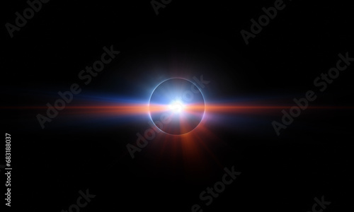 Light effect ray shining sun bright flash Special lens flare