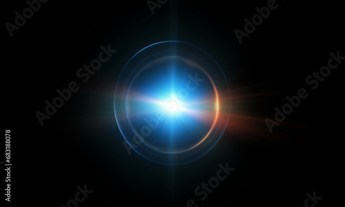 Light effect ray shining sun bright flash Special lens flare