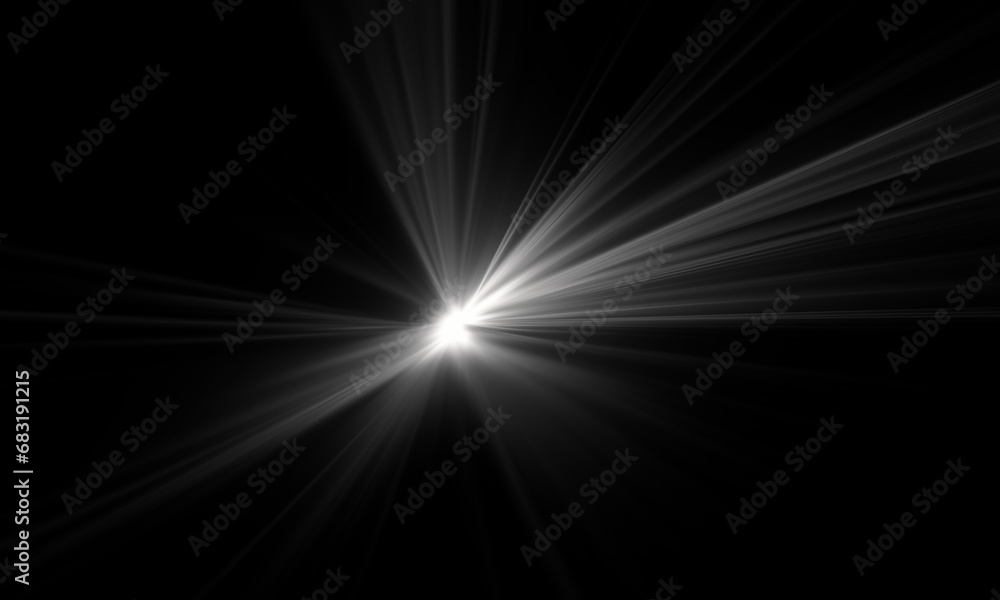 Light flare, Glowing light explodes. Light effect. - obrazy, fototapety, plakaty 