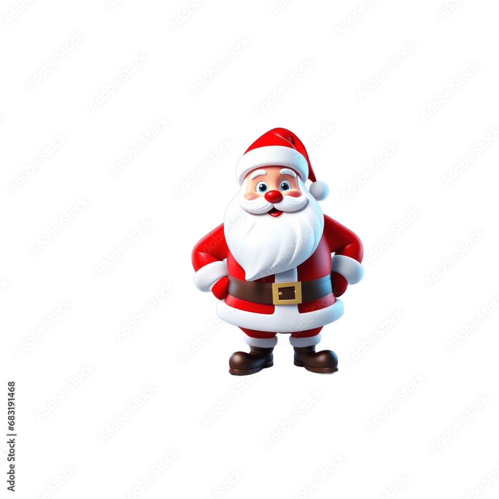 santa claus isolated on white background Ai. PNG file santa claus isolated on white background Ai. PNG file