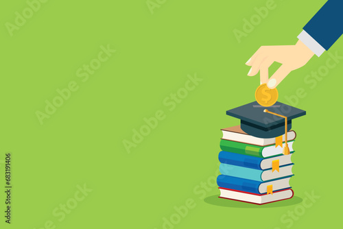 Investment in knowledge, student loan and scholarship 