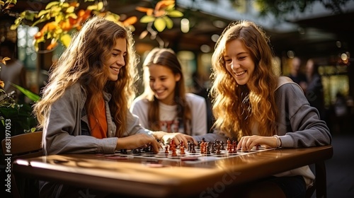 diversified friends play a table-top game