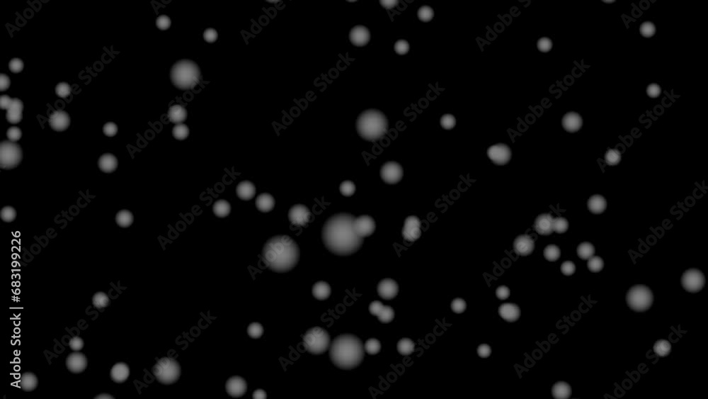 Moving Light and bubble shape on dark background Bubble Animation. k1_2025 Moving Light and bubble shape on dark background Bubble Animation. k1_2025