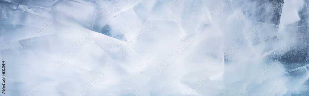 Closeup ice surface cracks or scratched texture background.cold frozen and freeze concepts - obrazy, fototapety, plakaty 