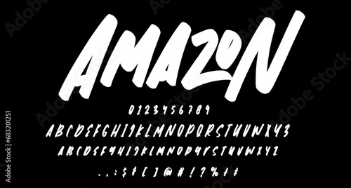 amazon graffiti font script vector lettering. Best Alphabet Alphabet Brush Script Logotype Font lettering handwritten