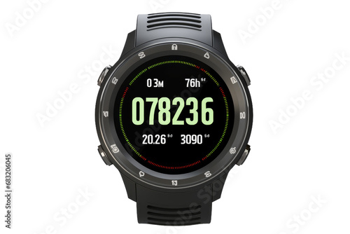 Multisport Mastery: The Allure of Triathlon Watch Versatility Isolated on Transparent Background