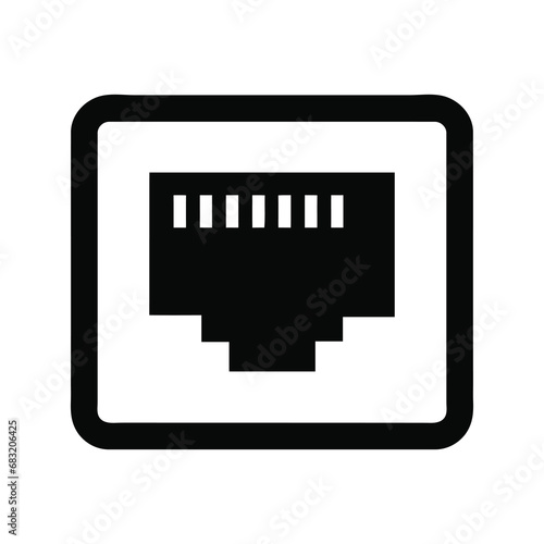 Ethernet port icon