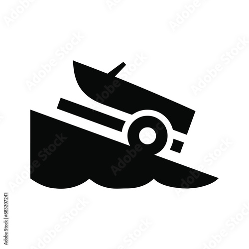 Boat ramp icon