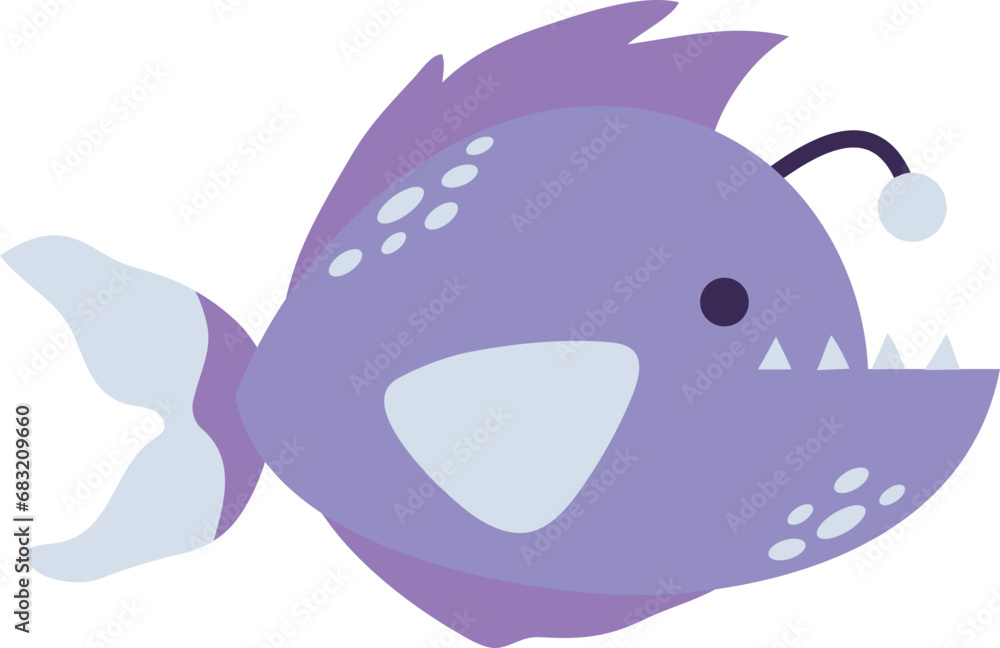 Fototapeta premium Lampfish Creature Element