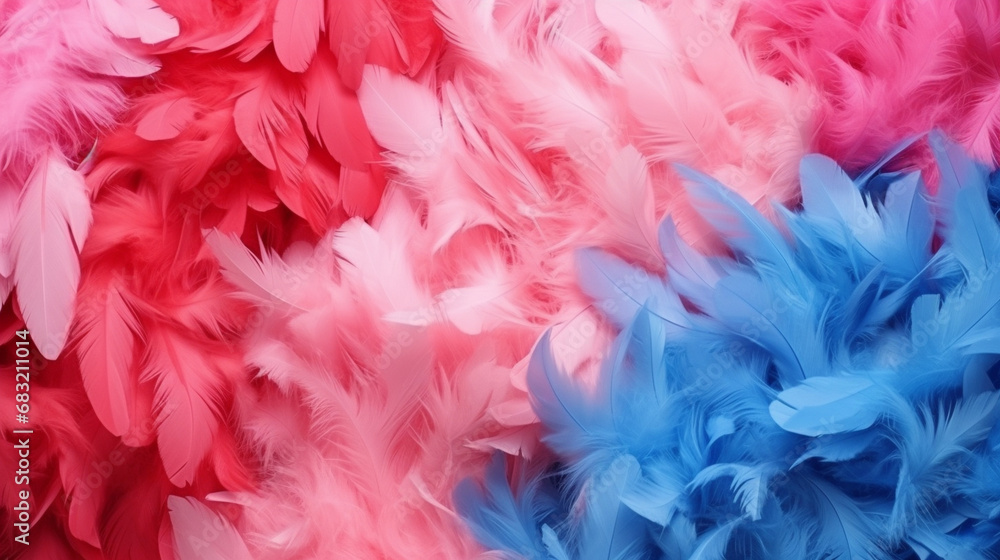 pink feathers background HD 8K wallpaper Stock Photographic Image 