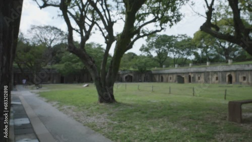 Historical Hobe Fort in Taipei, Taiwan photo