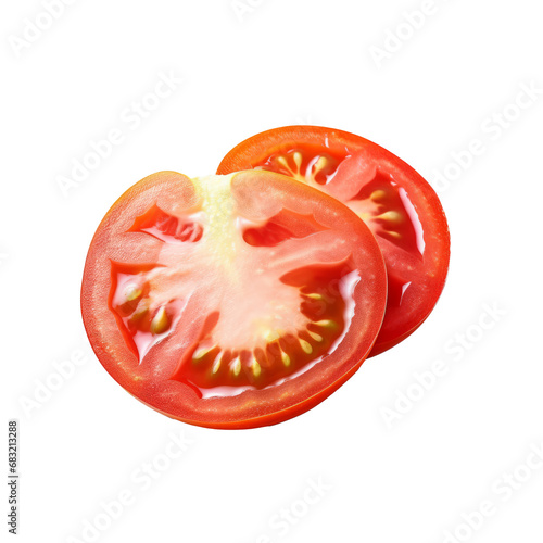 Wallpaper Mural Tomato slice isolated transparent background Torontodigital.ca