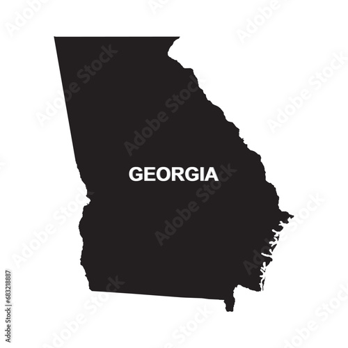 Georgia map icon