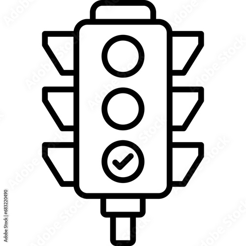 Traffic Lights Icon © Mohd