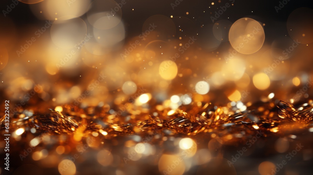 Gold dust close-up, background image