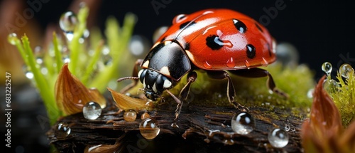 Spotlight on Beauty: Macro Marvels of a Ladybug's World