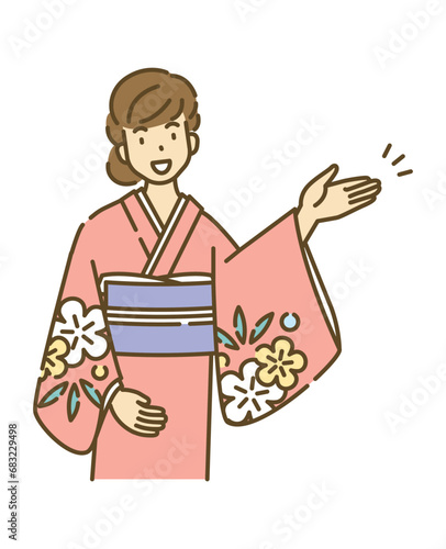 着物　紹介　説明　人物