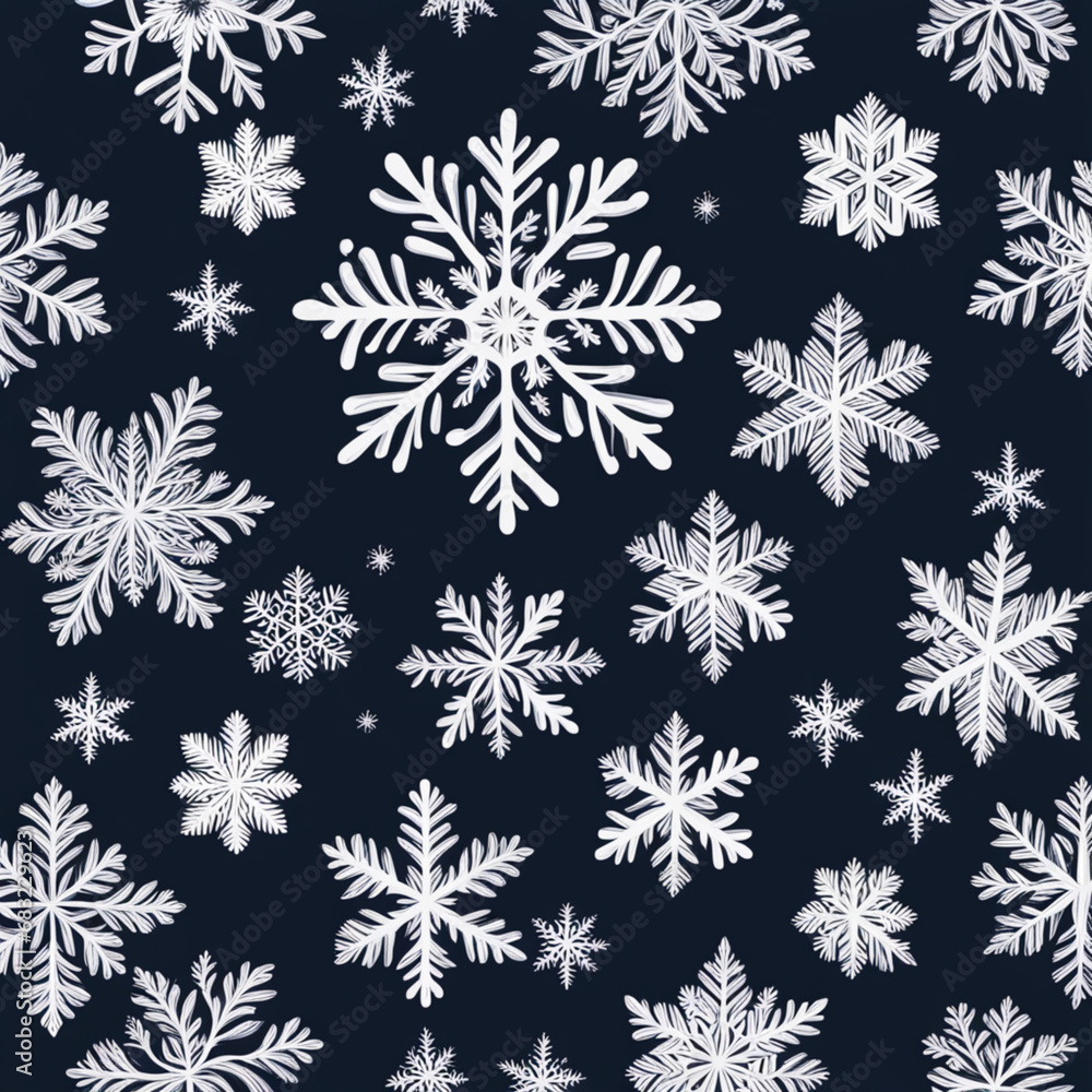 snowflake christmas isolated on white background PATTERN snowflake christmas isolated on white background PATTERN
